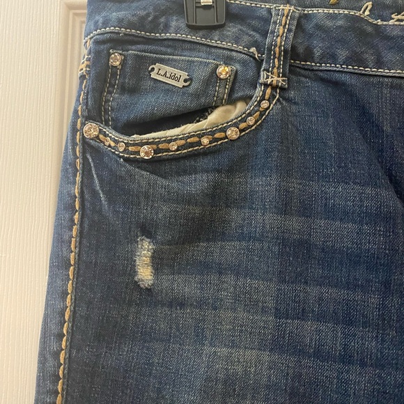 LA Idol Jeans. Bling  Size 17 - Picture 2 of 6